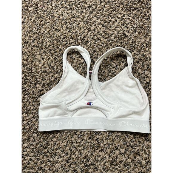 Champion white sports bra women’s size large - Picture 2 of 6